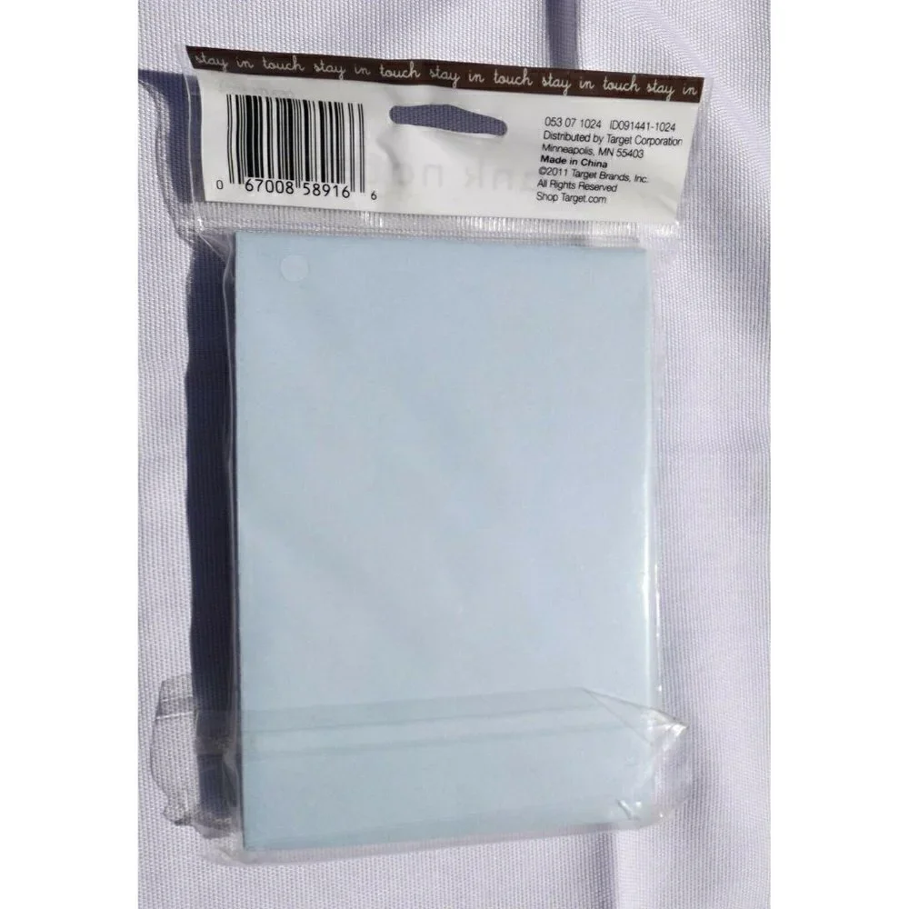 Note Cards - Thank You and blank new in package, three designs New